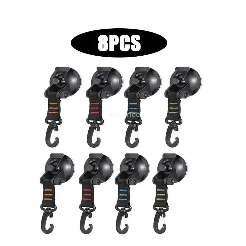 Heavy-Duty Suction Cup Anchors for Camping and Car Awnings - 21