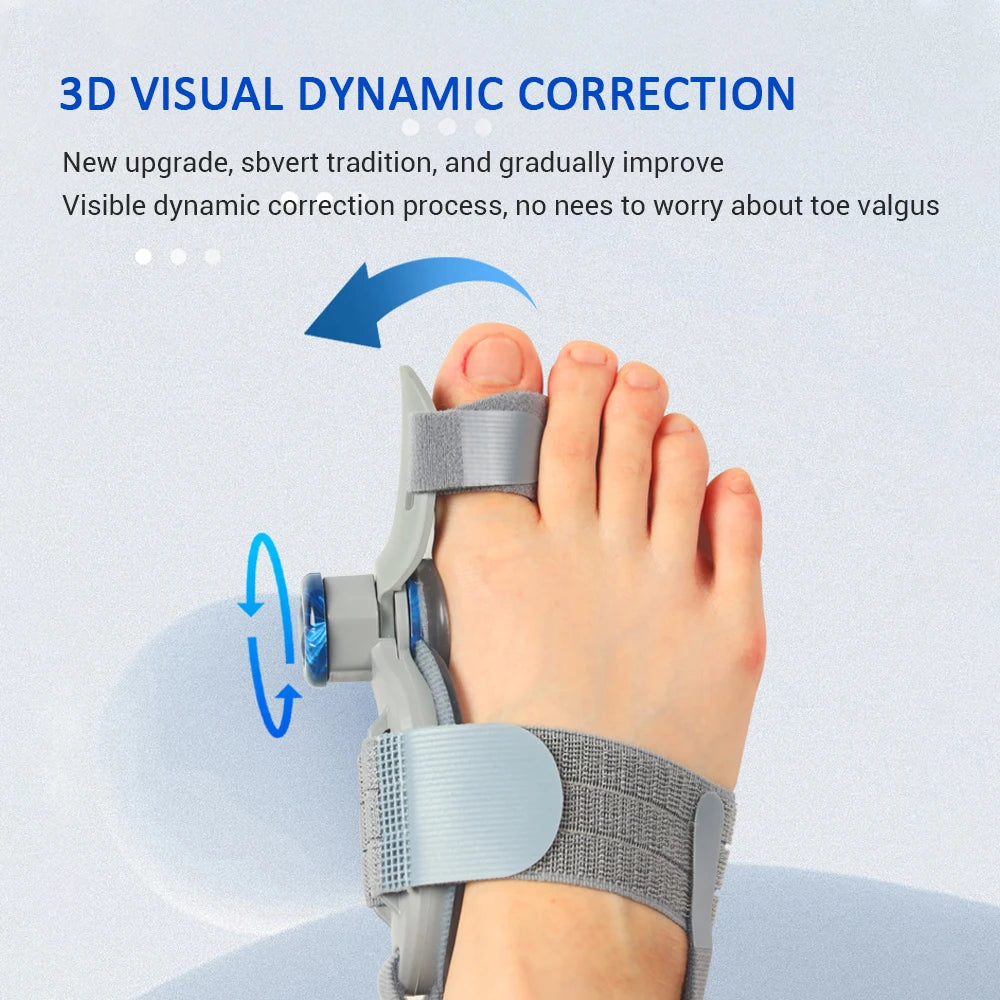 Adjustable Bunion Corrector and Big Toe Straightener Brace