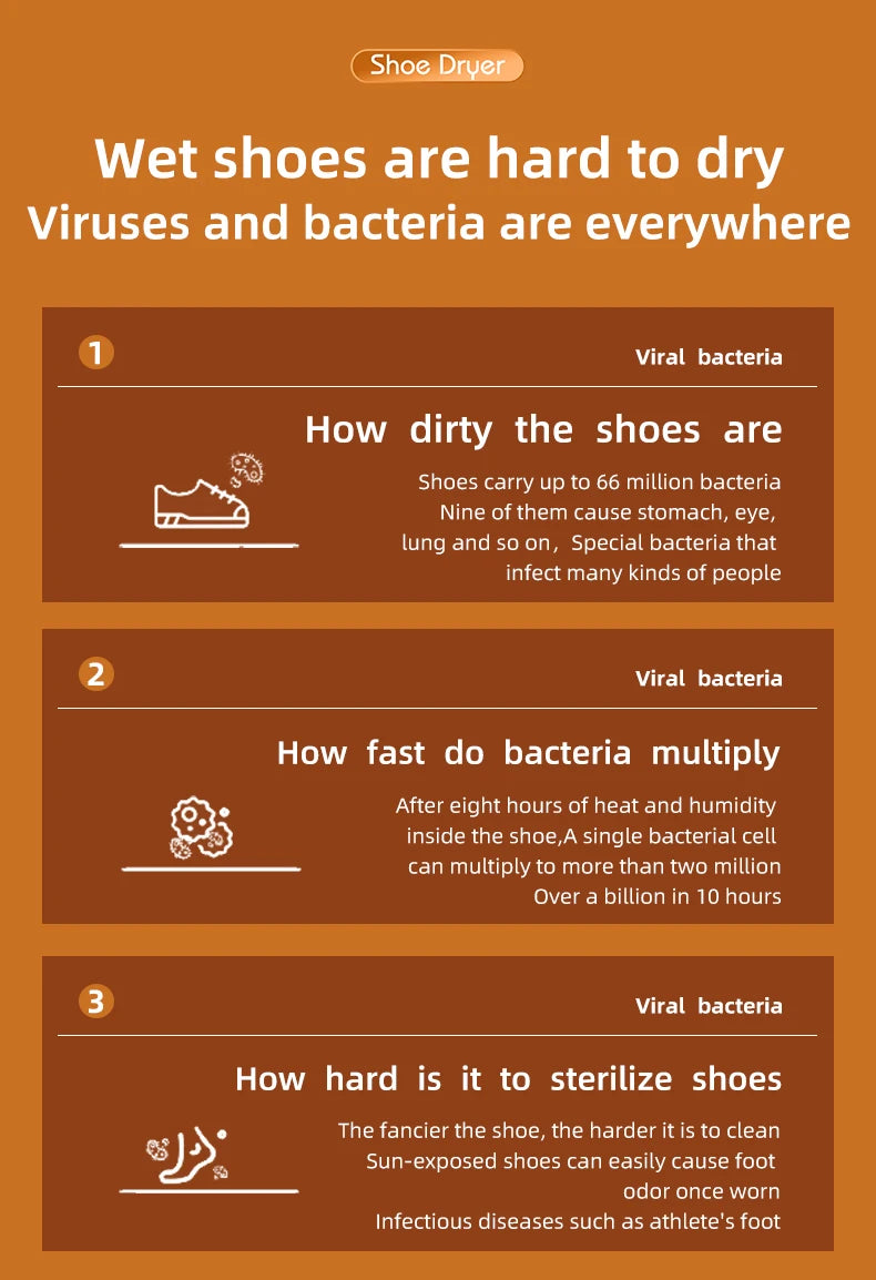 Intelligent Electric Shoe Dryer and Deodorizer