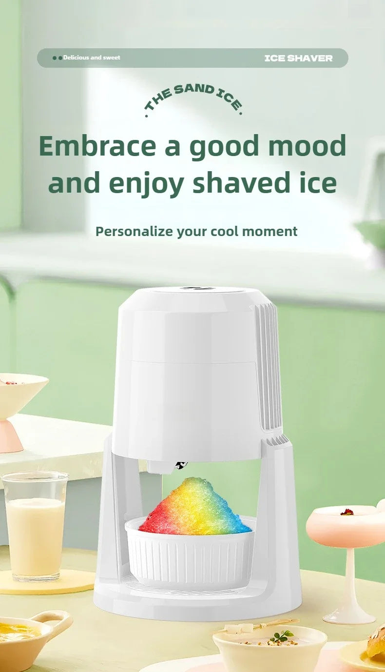 Automatic Electric Ice Shaver for Home Smoothies - 5