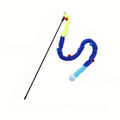 Interactive Plush Cat Teaser Wand Toy