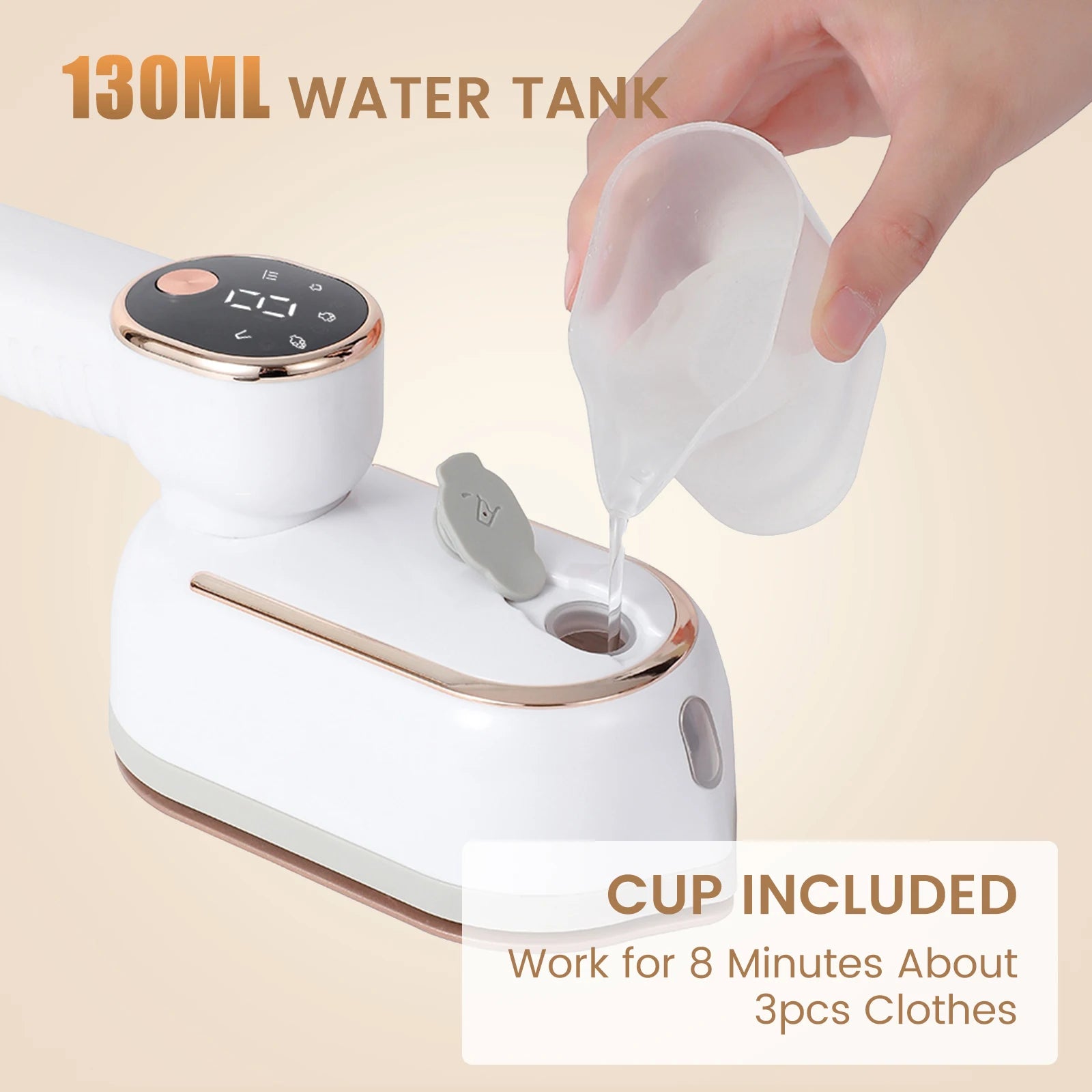 Portable Handheld Steam Iron for Garments - 8