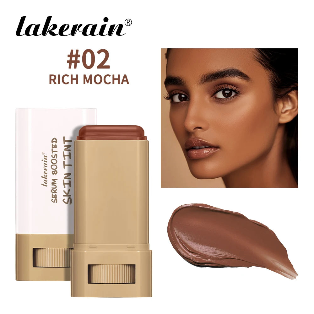 Matte Foundation Stick with Built-in Blending Brush - 38