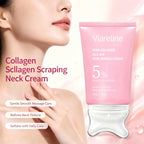 Collagen Firming Neck Cream with Integrated Gua Sha Massager