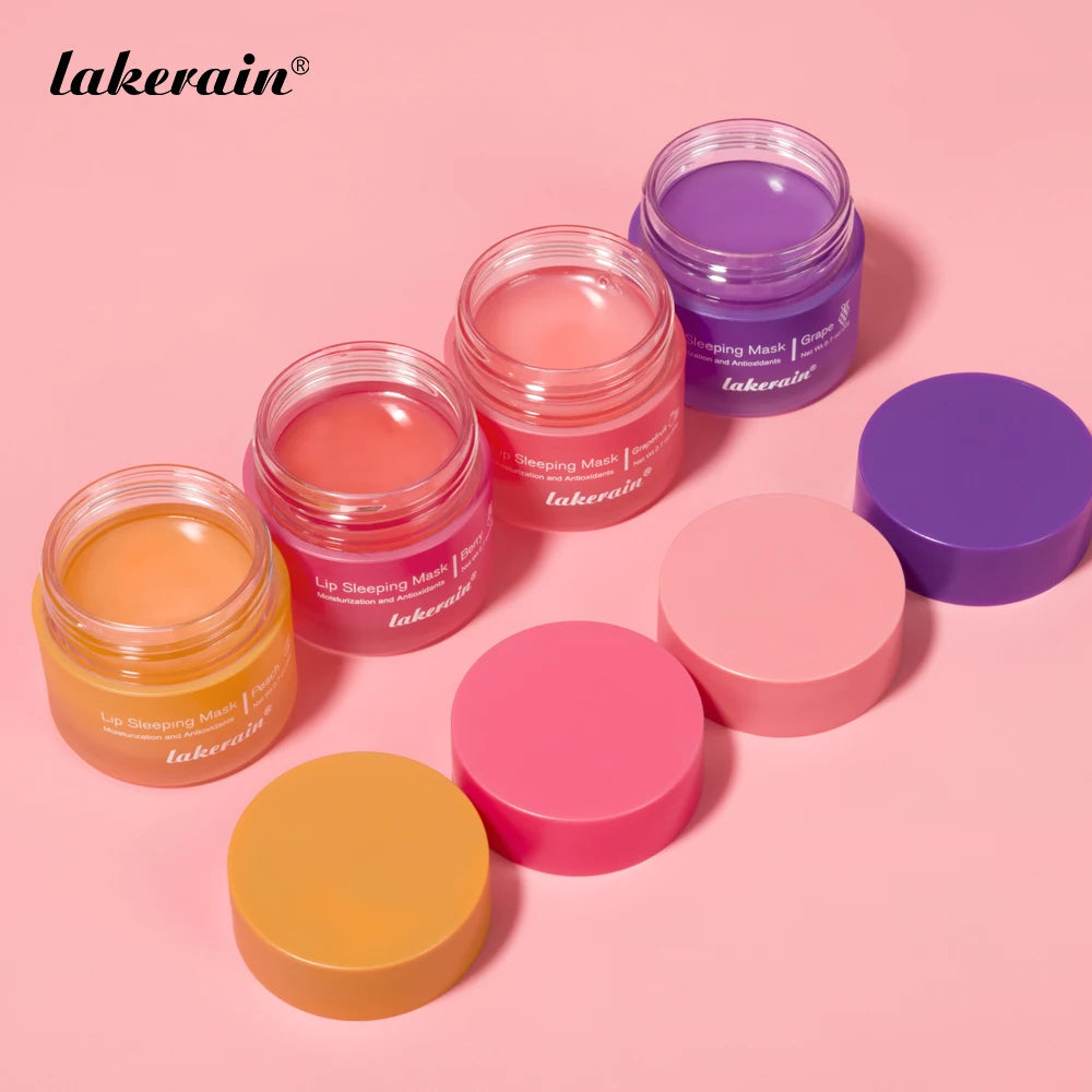 Moisturizing Lip Balm and Sleeping Mask Care Set - 6