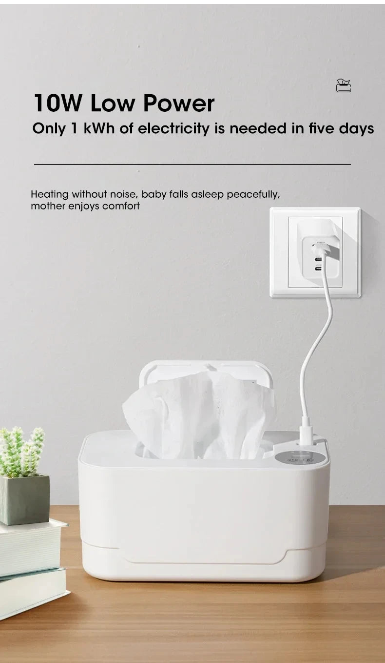 Portable Baby Wipe Warmer with LED Temperature Display - 13