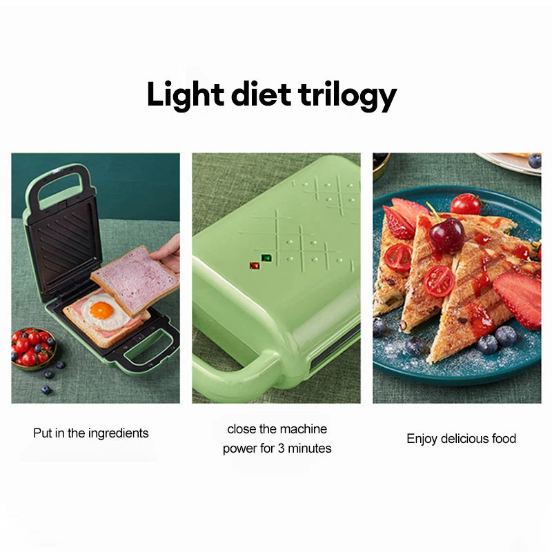 Multifunction Electric Sandwich and Waffle Maker