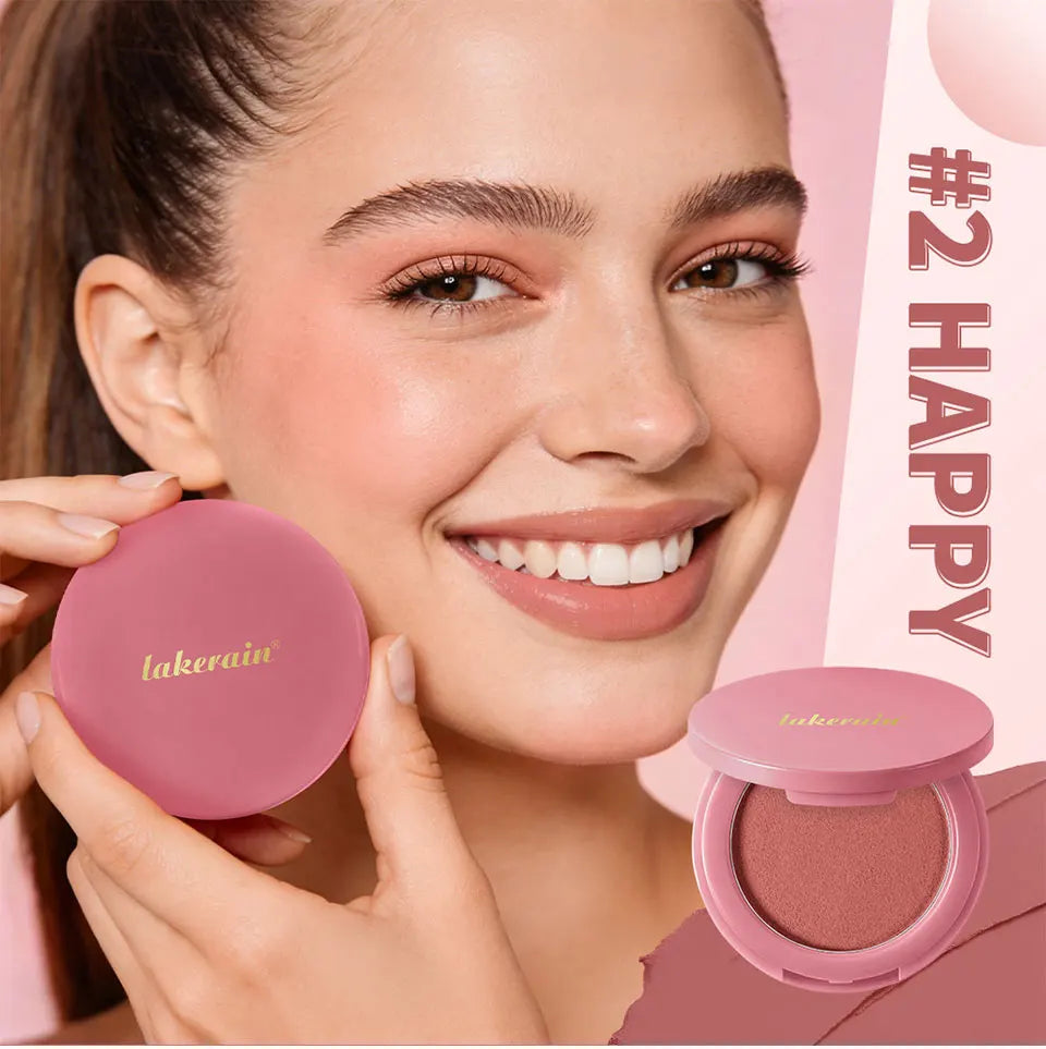 Matte Cream to Powder Bouncy Blush for Natural Flush