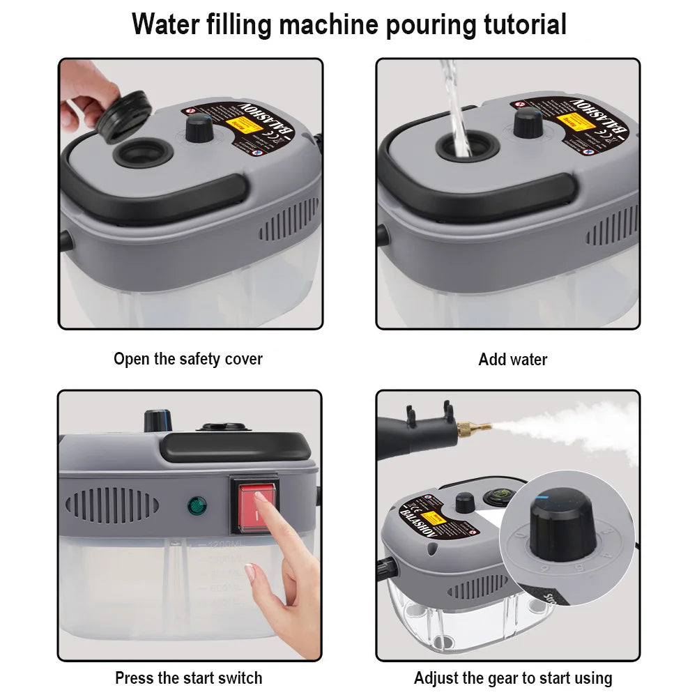 Portable High-Pressure Household Steam Cleaner - 20