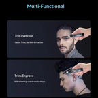 Electric Rechargeable Nose and Ear Hair Trimmer