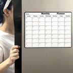 Magnetic Refrigerator Dry Erase Monthly Calendar Planner