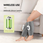 Wireless Air Compression Leg and Calf Massager for Muscle Recovery
