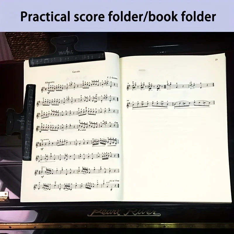 Music Book and Sheet Music Page Holder Clip - 2