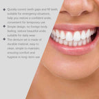 Temporary Silicone Cosmetic Denture Set for Smile Improvement