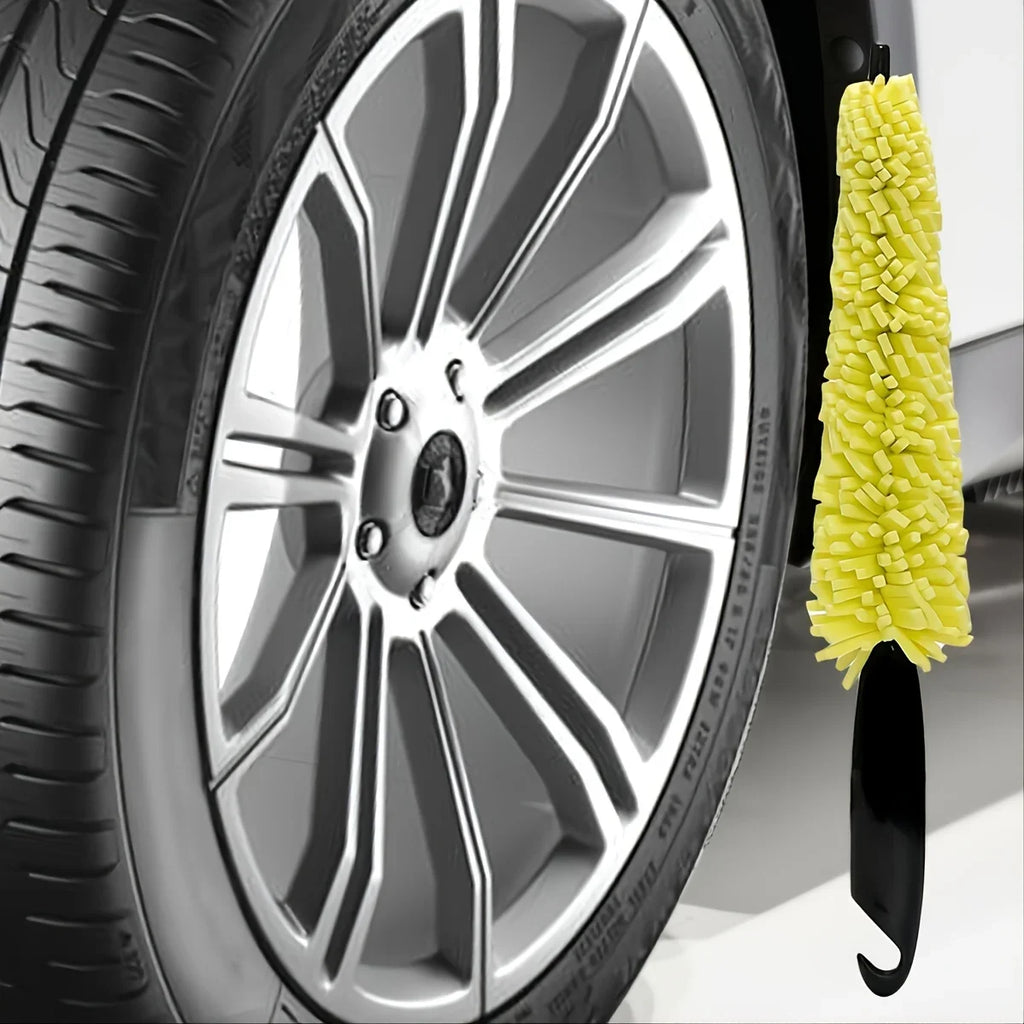 Car Tire Rim and Wheel Cleaning Brush
