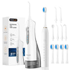 Portable Water Flosser and Sonic Electric Toothbrush Combo Set