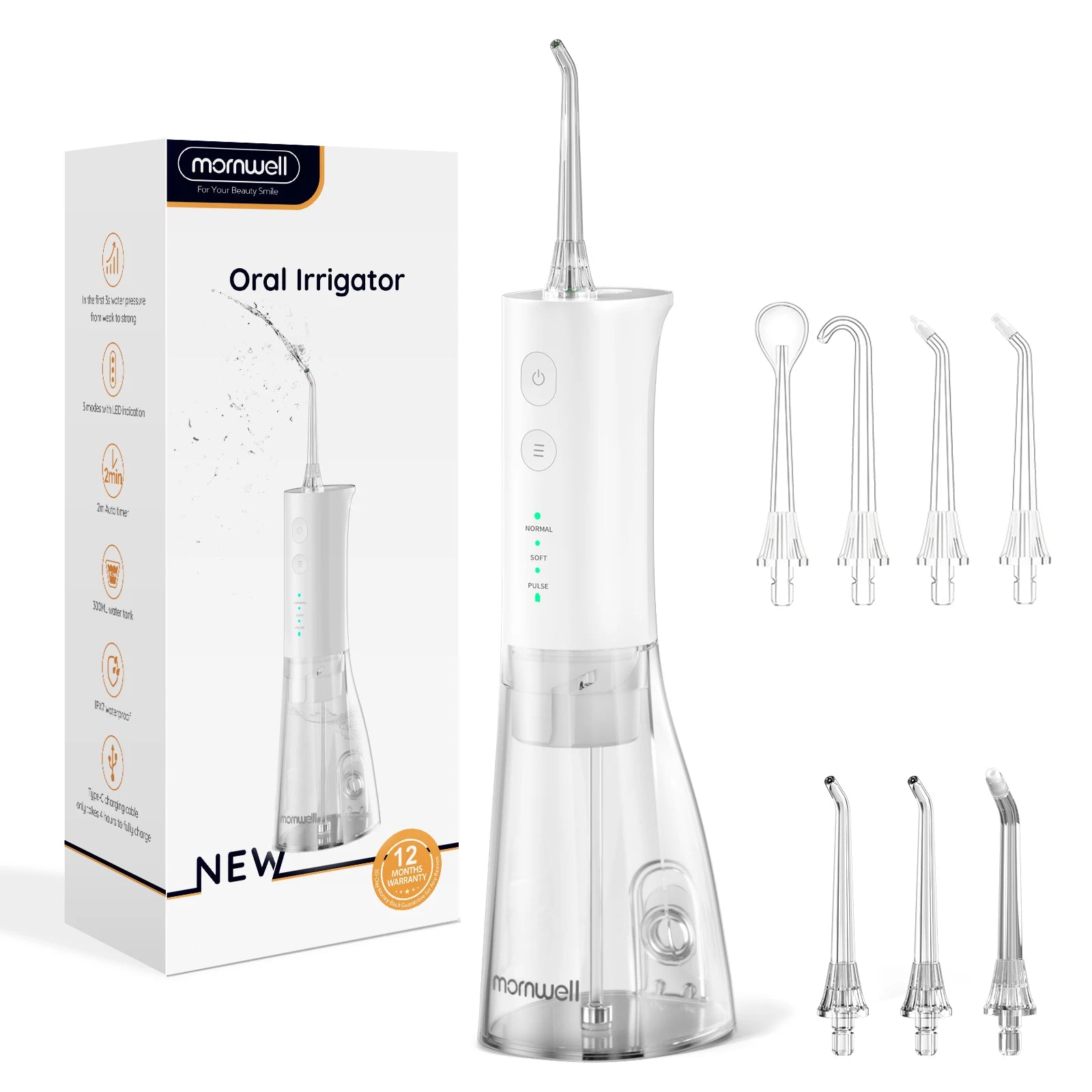 Portable Rechargeable Electric Oral Water Flosser - 17