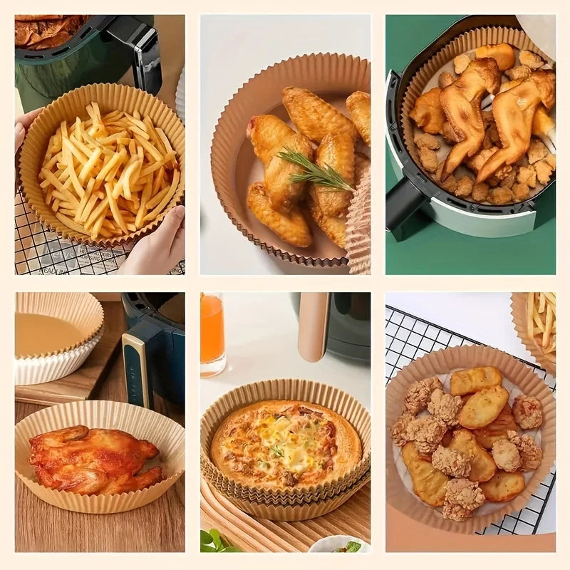 Disposable Air Fryer Parchment Paper Liners - 1