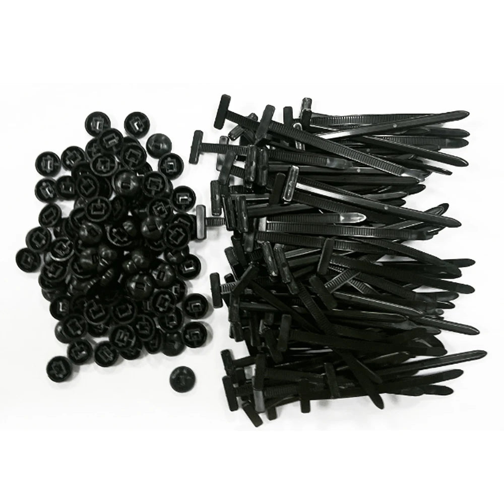 Universal Automotive Fastener and Zip Tie Repair Kit - 12