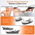 Electric Lumbar Traction and Massage Device for Back Pain