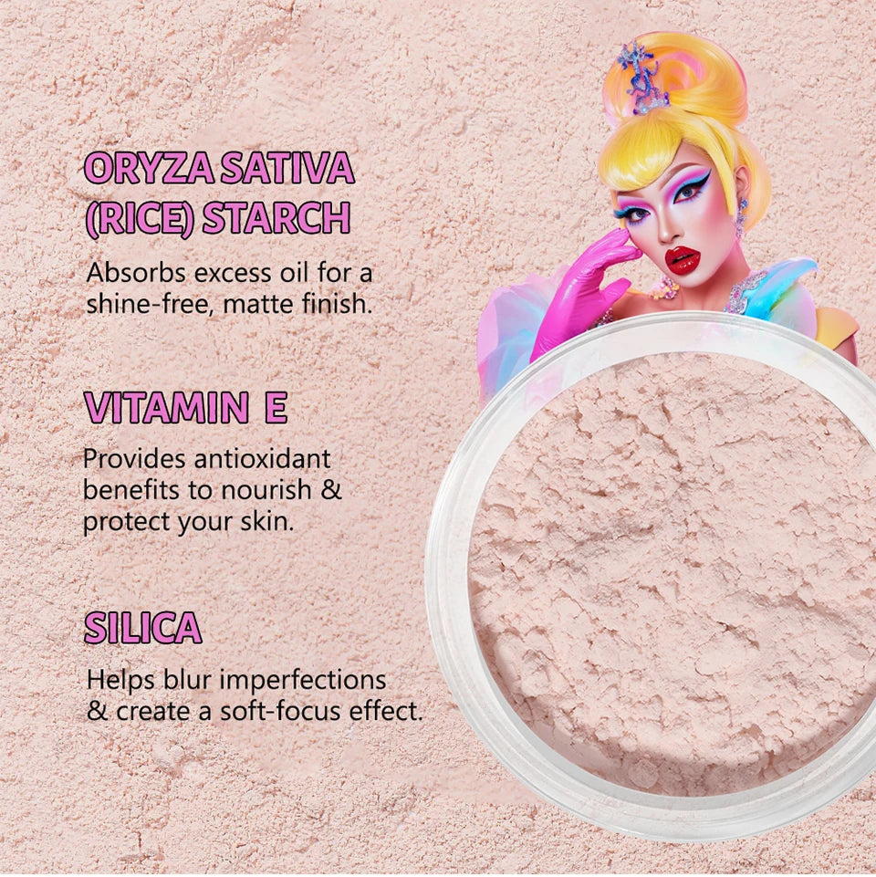 Matte Finish Oil Control Loose Baking and Setting Powder - 23