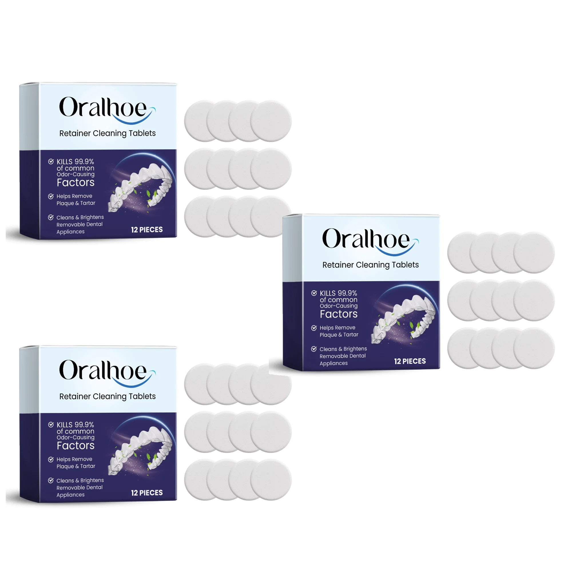 Effervescent Denture and Retainer Cleaning Tablets - 16