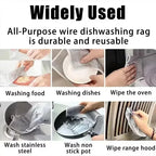 Double-Sided Non-Stick Silver Wire Kitchen Cleaning Cloth