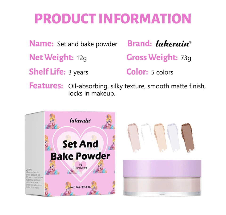 Oil-Control Matte Setting and Baking Face Powder - 14