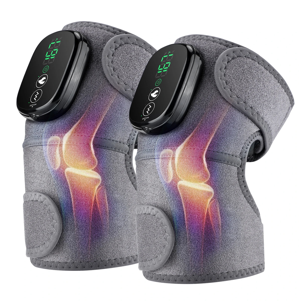 Heated Vibration Knee Massager for Joint Pain Relief