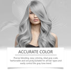Permanent Silver Gray Hair Dye Cream