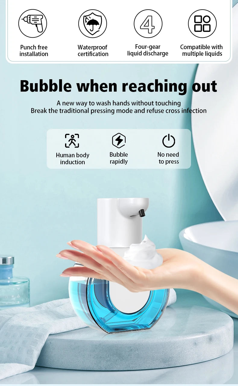 Automatic Touchless Foam Soap Dispenser for Bathroom - 8