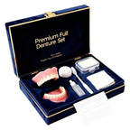 Temporary Comfort Fit Full Denture Set for Instant Smile