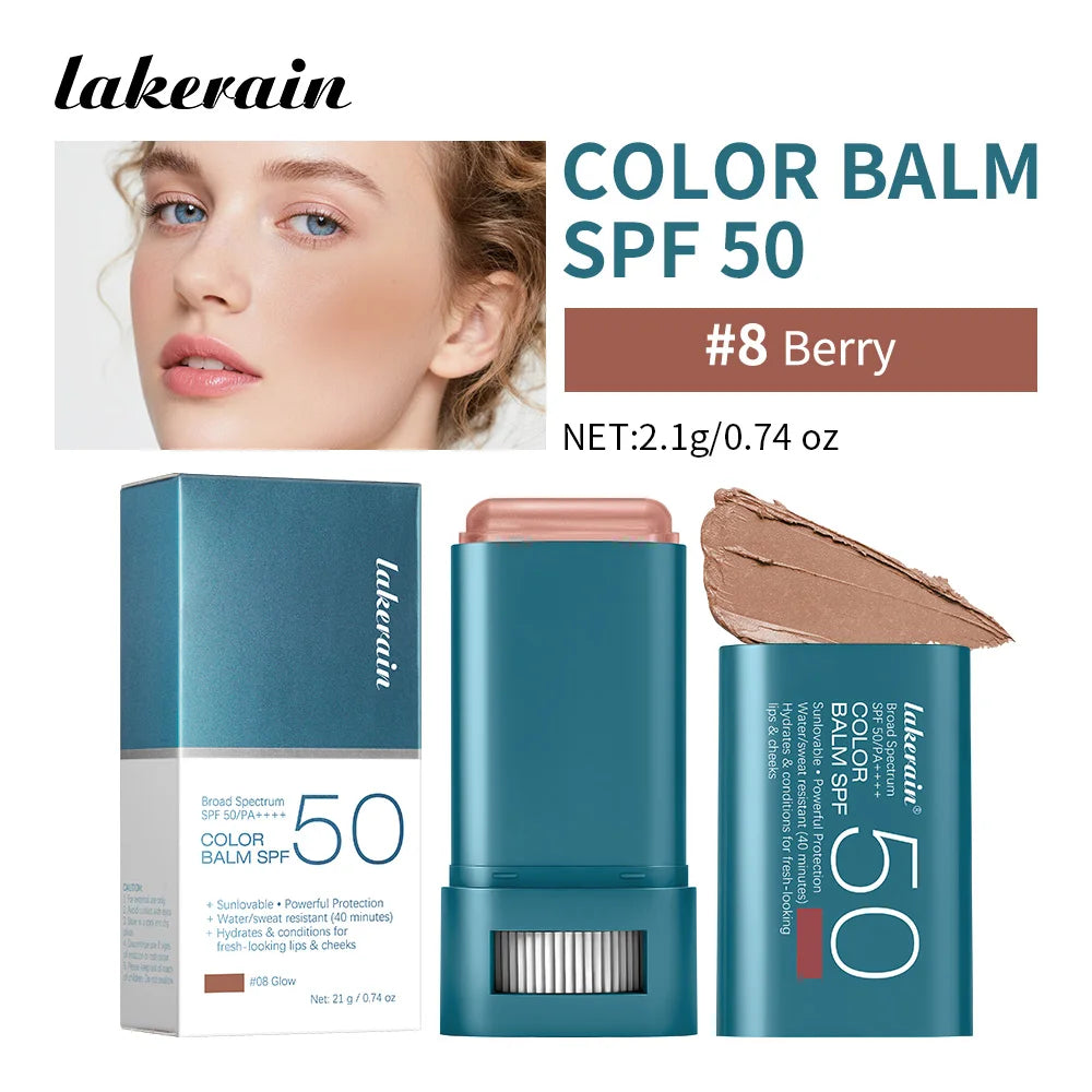 Tinted Sunscreen Blush Stick with SPF 50