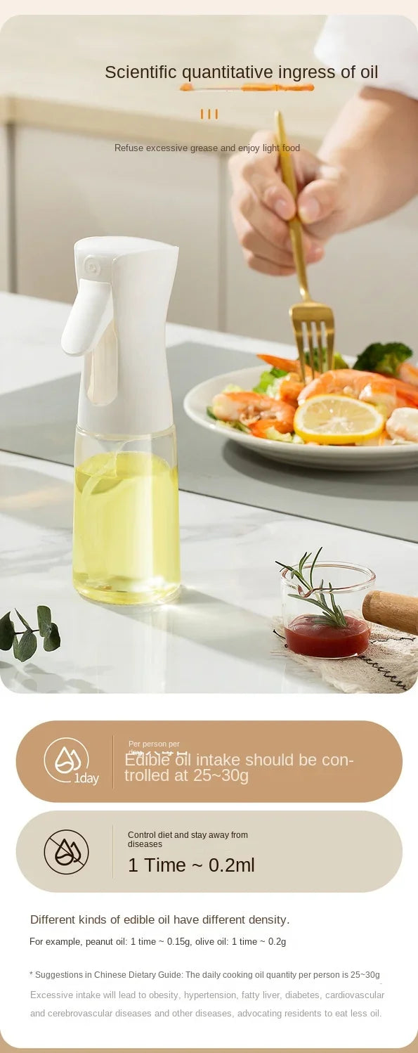 Refillable Oil Spray Bottle for Kitchen Cooking - 11