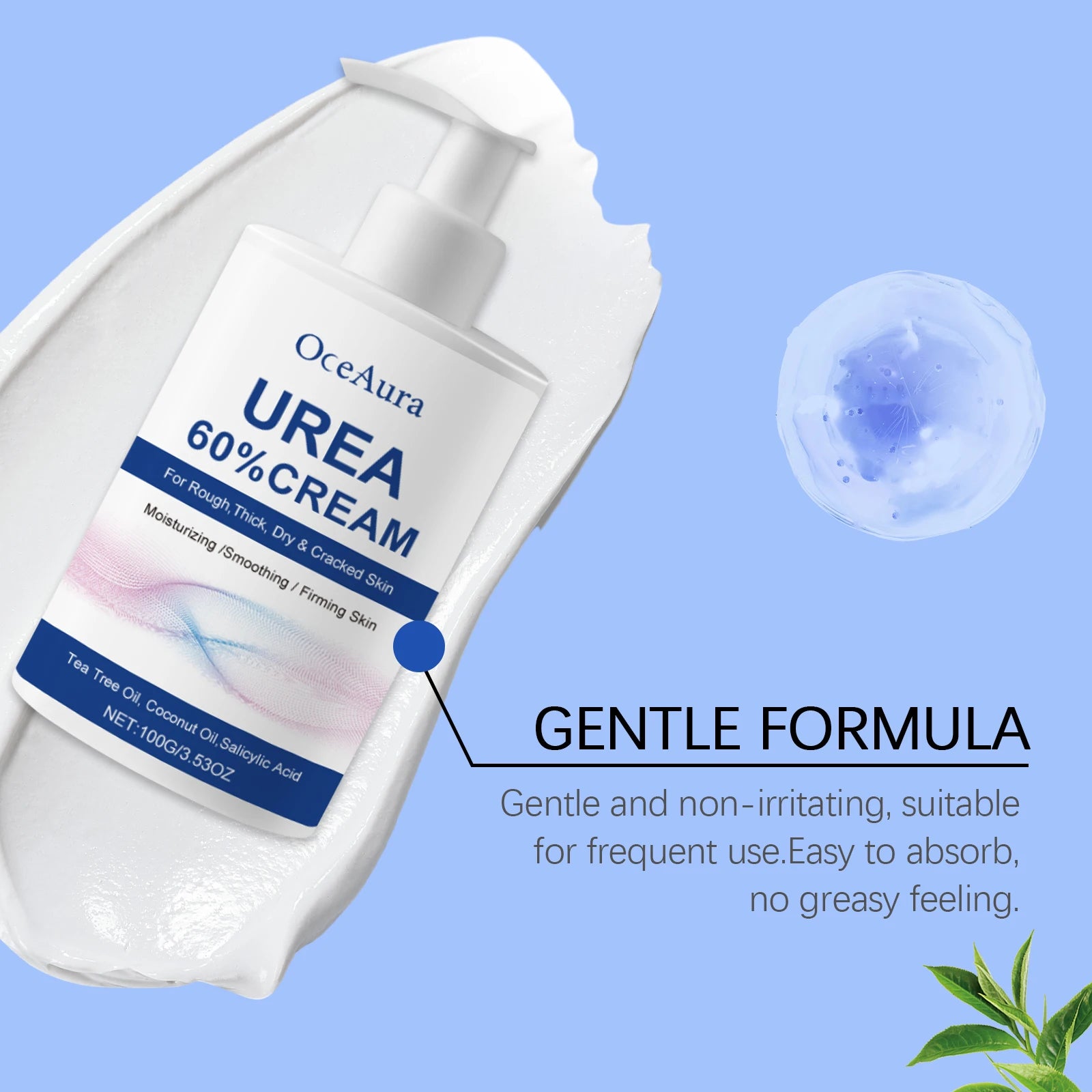60% Urea Moisturizing Cream for Cracked Heels and Dry Skin - 13