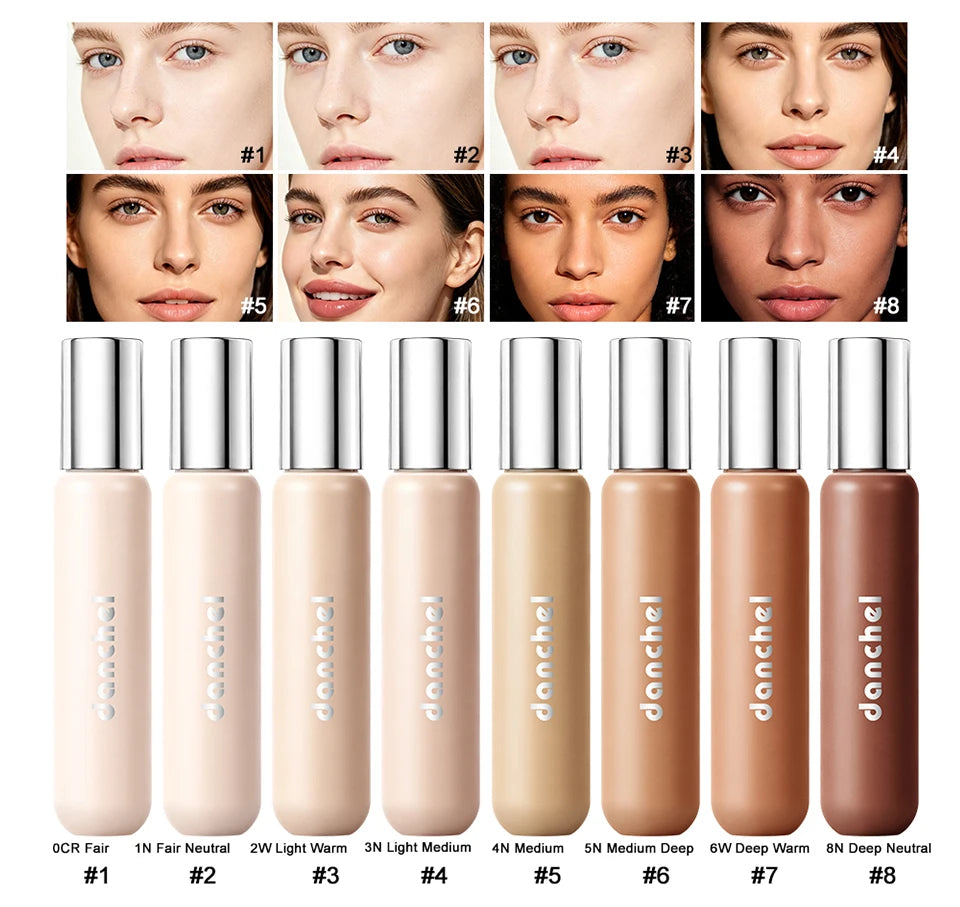 Full Coverage Waterproof Liquid Concealer for Dark Circles
