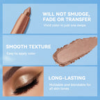 Waterproof Smudge-Proof Shimmer Eyeshadow Stick