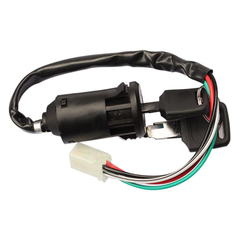 Universal 4-Wire Ignition Switch with Keys for ATV and Dirt Bikes - 11