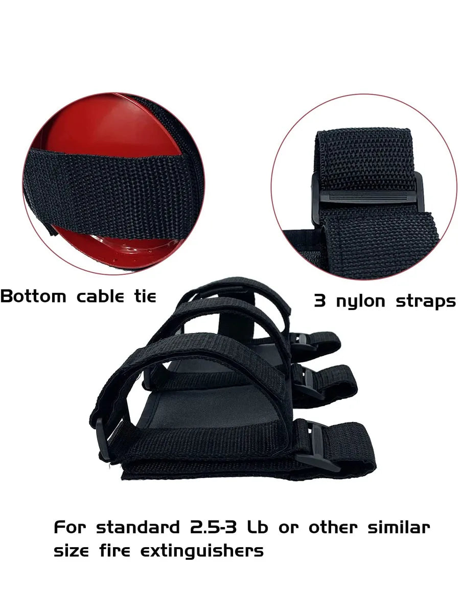 Adjustable Roll Bar Fire Extinguisher Mount for Off-Road Vehicles