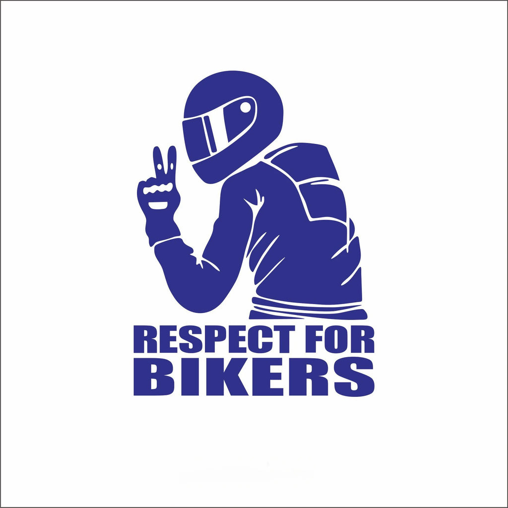 Reflective Biker Helmet Decal for Motorcycles and Cars