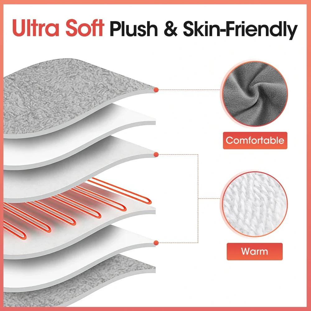 USB Heated Foot Warmer and Body Warming Mat