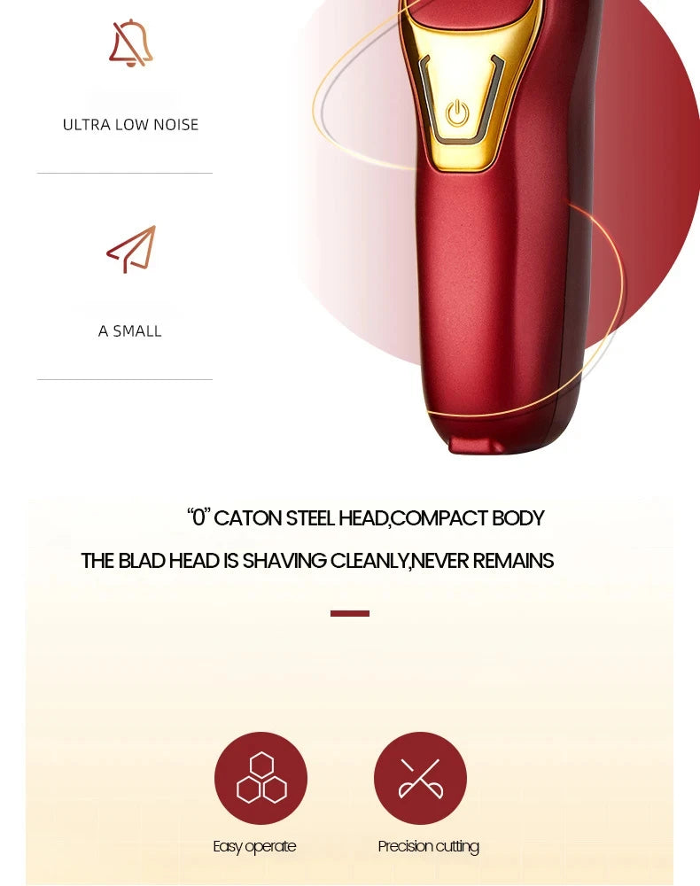Professional Rechargeable Cordless Hair and Beard Trimmer - 14