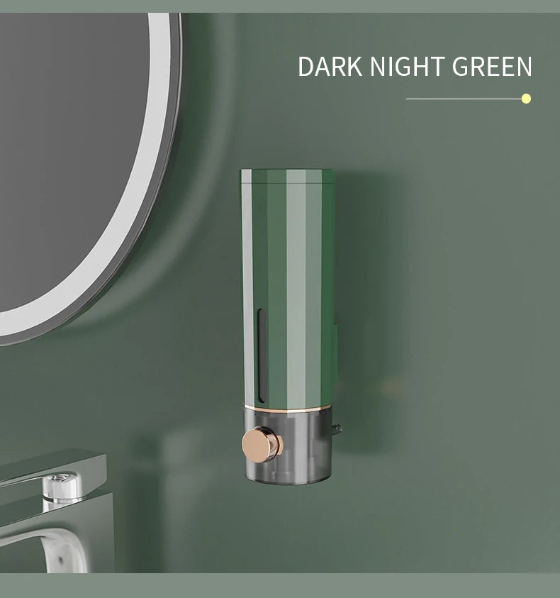 Wall-Mounted Manual Soap Dispenser for Bathroom