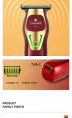 Professional Rechargeable Cordless Hair and Beard Trimmer