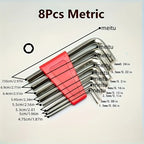 8-Piece Metric Hex Wrench Set for Repairs
