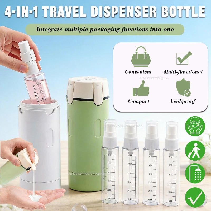 4-in-1 Portable Travel Liquid Dispenser