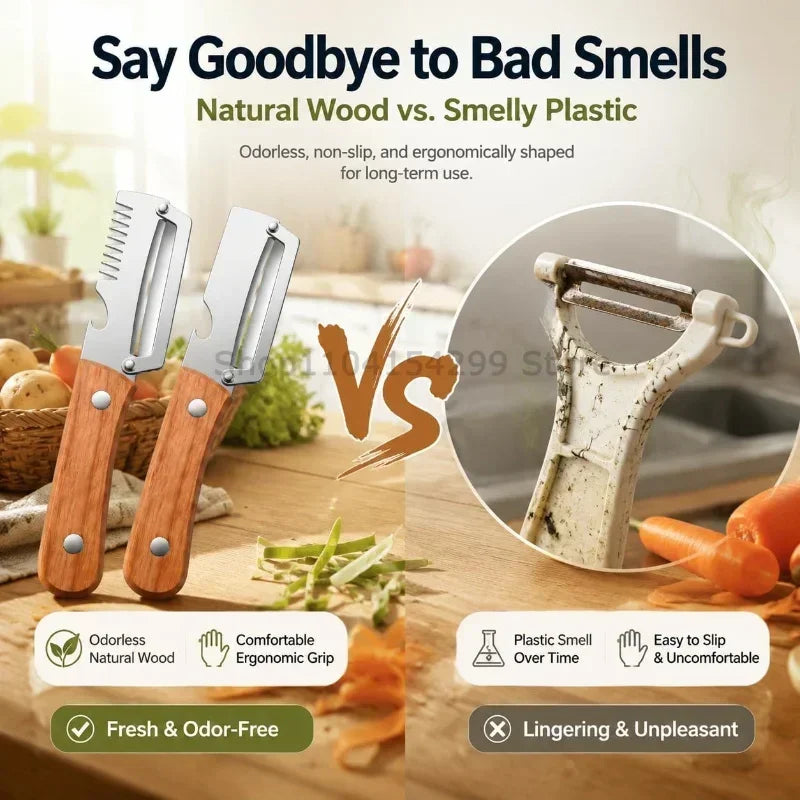 3-in-1 Multifunction Vegetable Peeler and Kitchen Tool