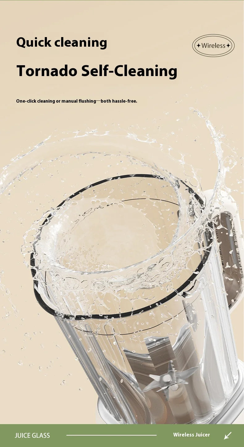 Portable Rechargeable High-Speed Electric Kitchen Blender