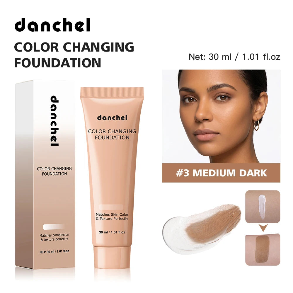 Color-Changing Liquid Foundation for Flawless Skin Tone - 24