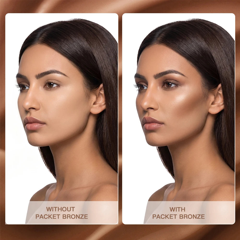 Cream Bronzer Stick for Sculpted Face Contouring